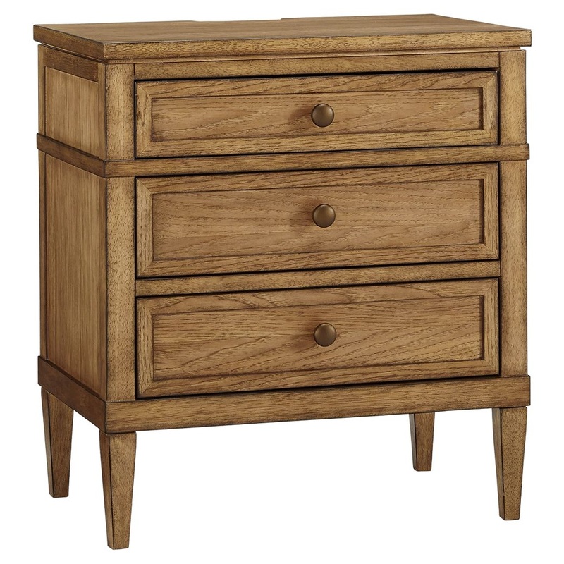 Sharlance – Brown – Three Drawer Night Stand