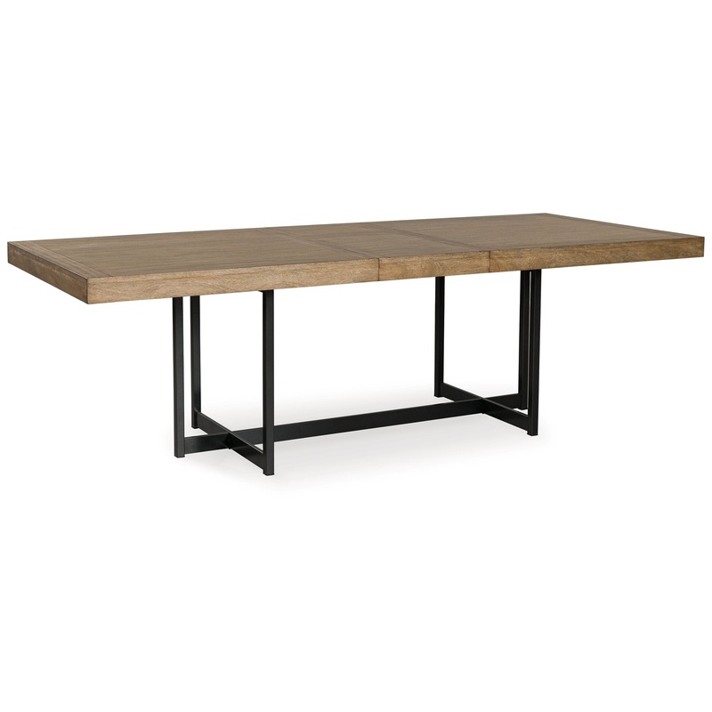 Tomtyn – Light Brown – Rectangular Dining Room Extension Table