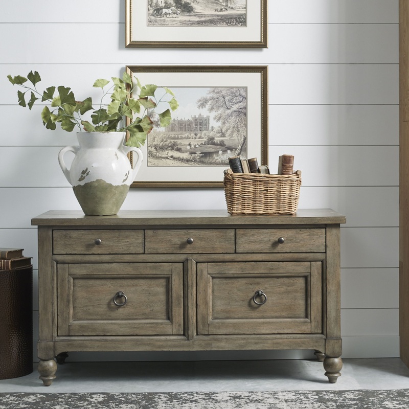 Americana Farmhouse – Credenza – Light Brown