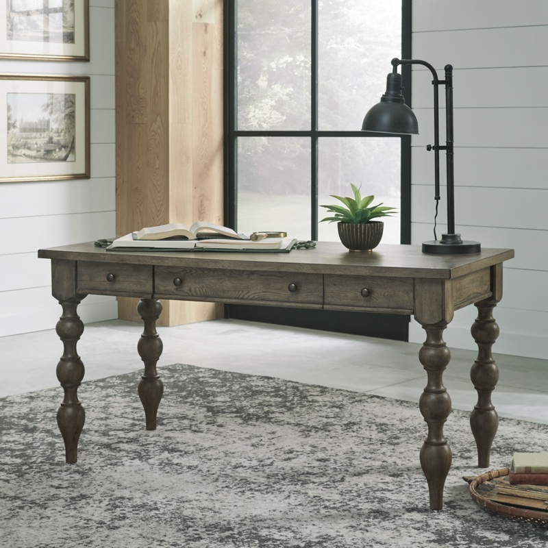 Americana Farmhouse – Writing Desk – Light Brown