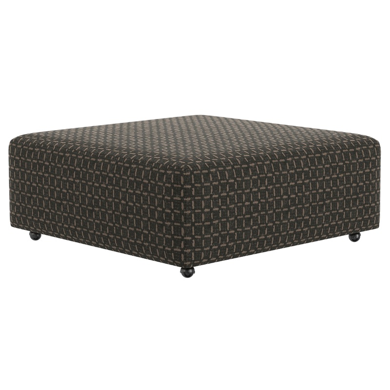Royster – Castered Cocktail Ottoman – Walnut