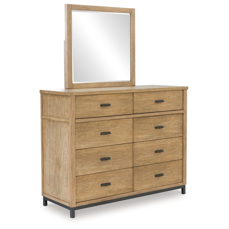 Tomtyn – Light Brown – Dresser And Mirror