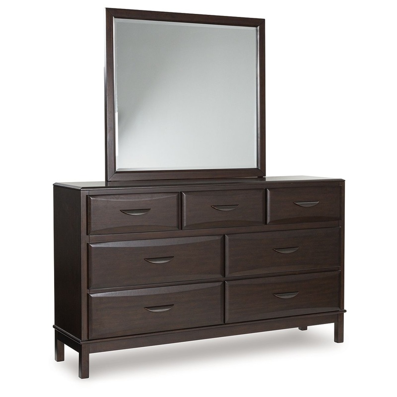 Vanmore – Dark Brown – Dresser And Mirror