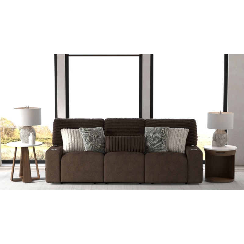 Zen – Power Reclining Sofa With CR3 Heat/Massage/Zero Gravity – Chocolate