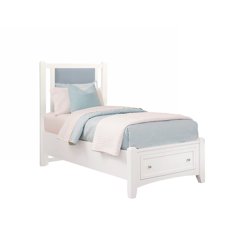 Bonanza – Twin Ocean Blue Upholstered Headboard Panel