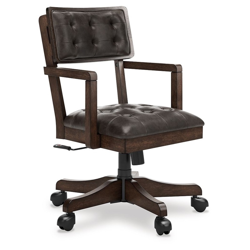Breckington – Dark Brown – Home Office Desk Chair