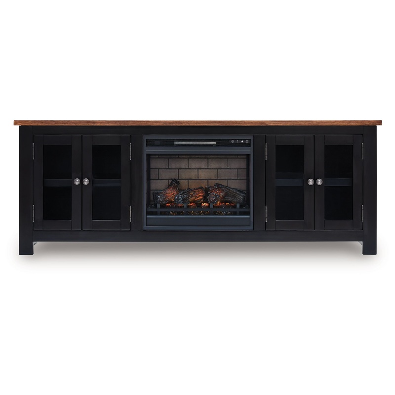 Wildenauer – 76″ TV Stand With Electric Fireplace
