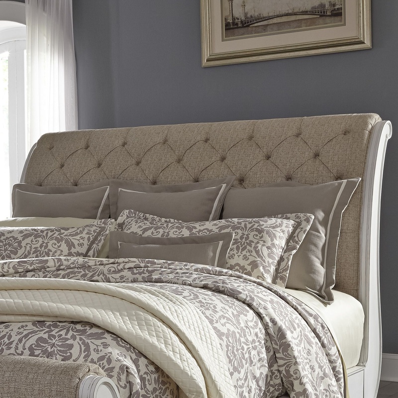 Abbey Park – Upholstered Sleigh Headboard