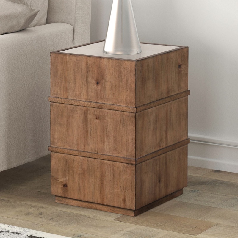 Shaker Lakes – Chairside Table – Brown