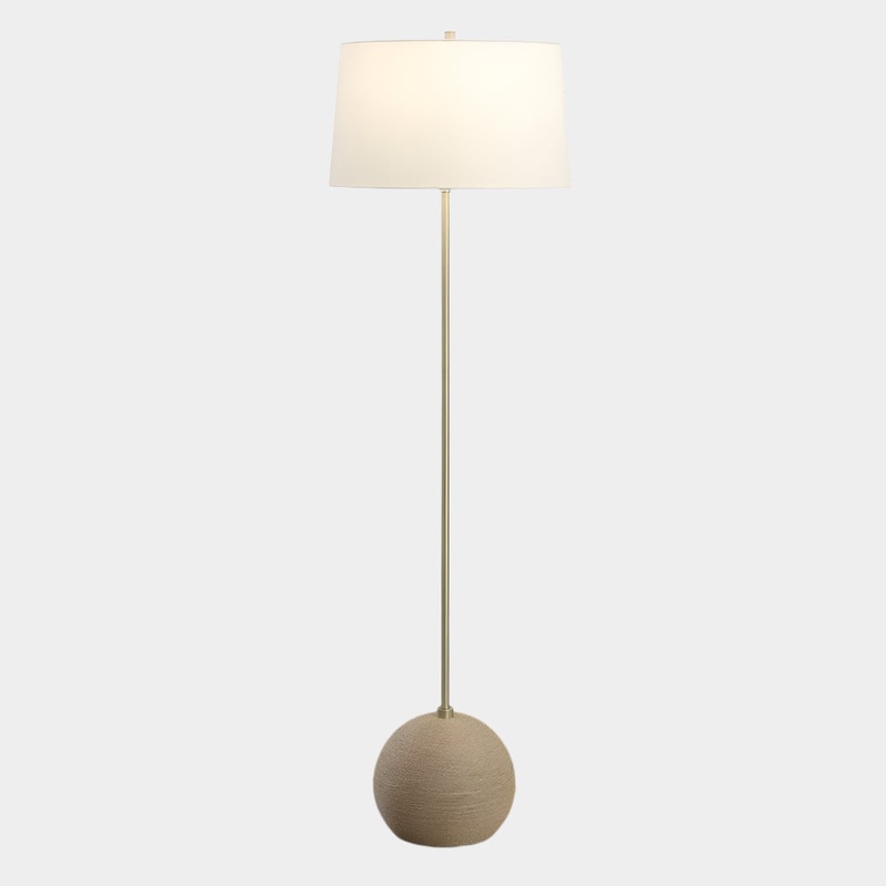 Captiva Floor Lamp, Brass