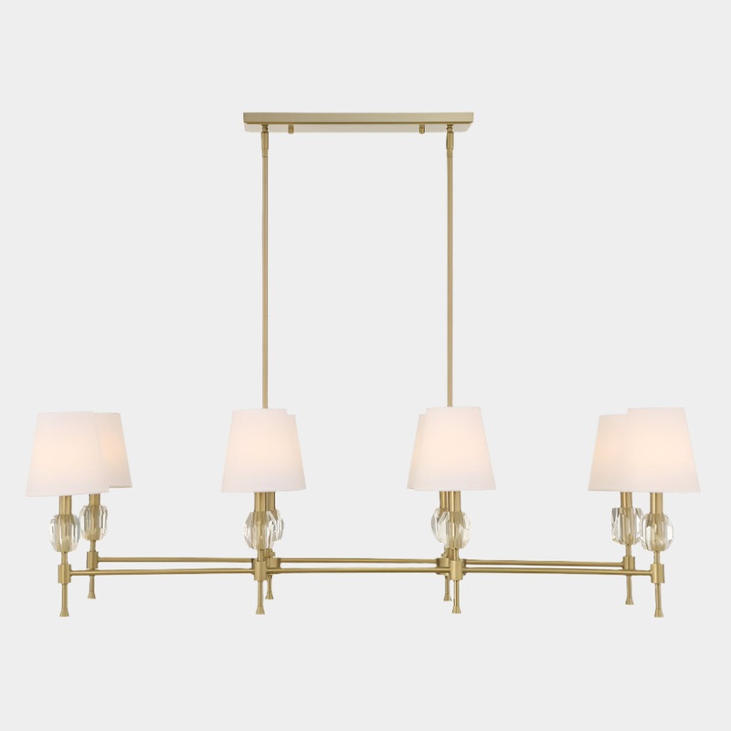 Arques 8 Lt Linear Chandelier