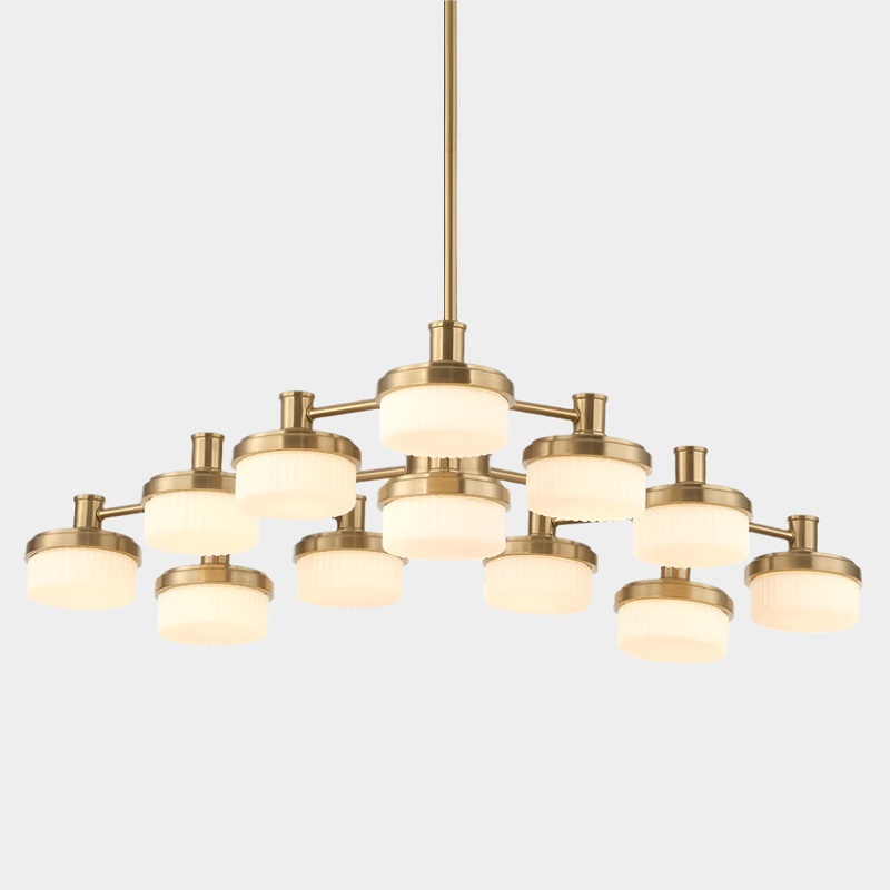 Wedge, 12 Lt LED Chandelier