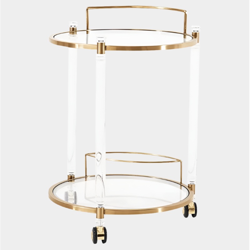 Round Bar Cart