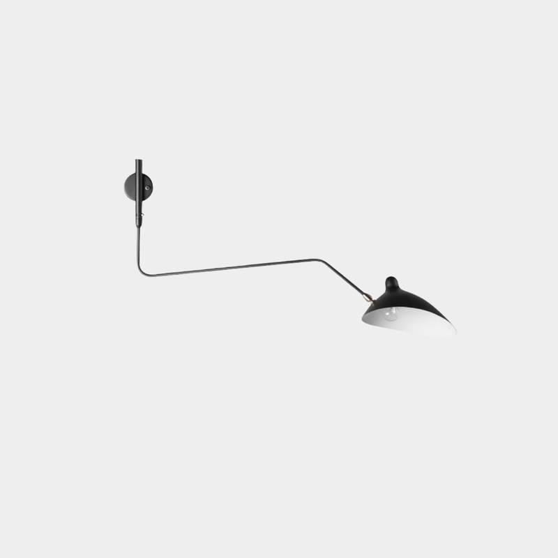 Serge Mouille One-Arm Sconce Lamp
