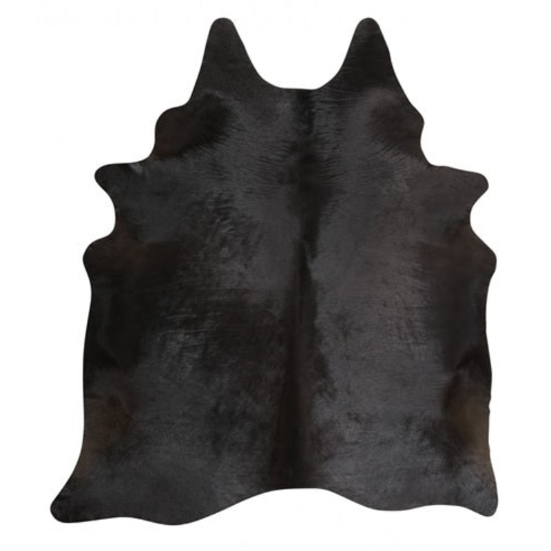 Black Natural Cowhide
