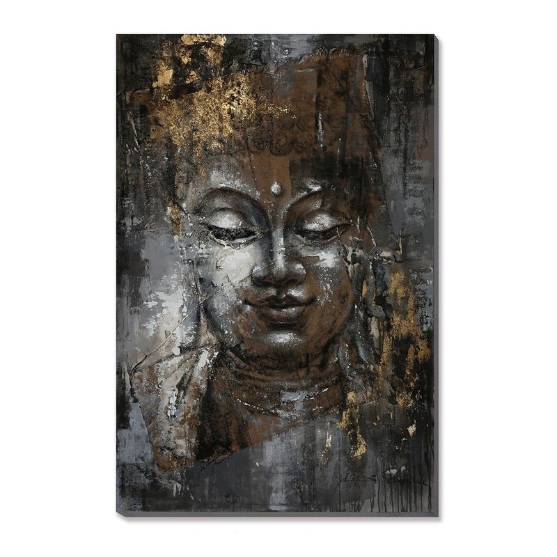 Buddha Art III – 50% Hand Painted
