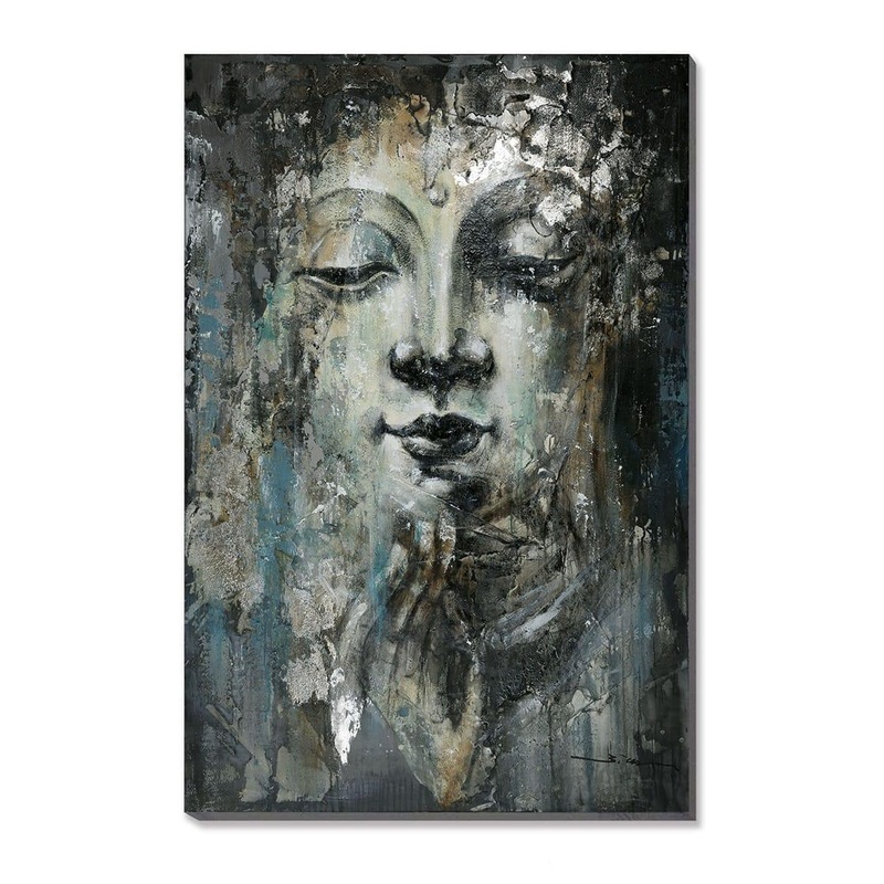 Buddha Art IV – 50% Hand Painted