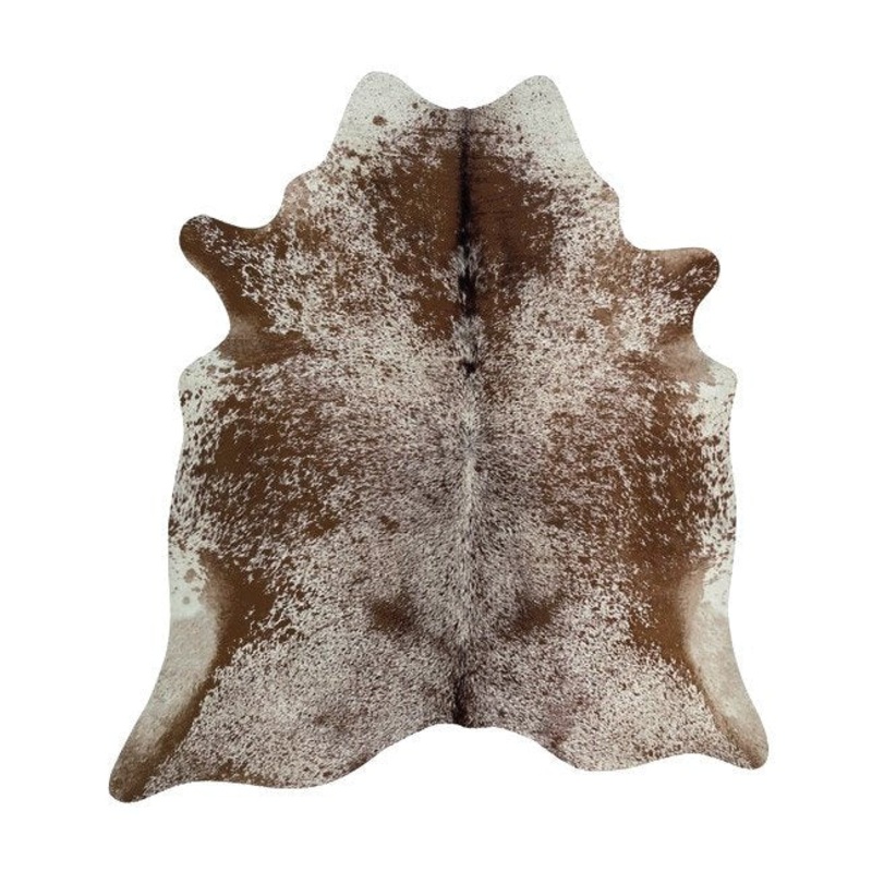 Salt and Pepper Brown Natural Cowhide