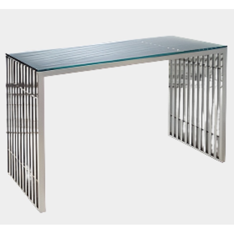 Slate Console Table w/ Glass