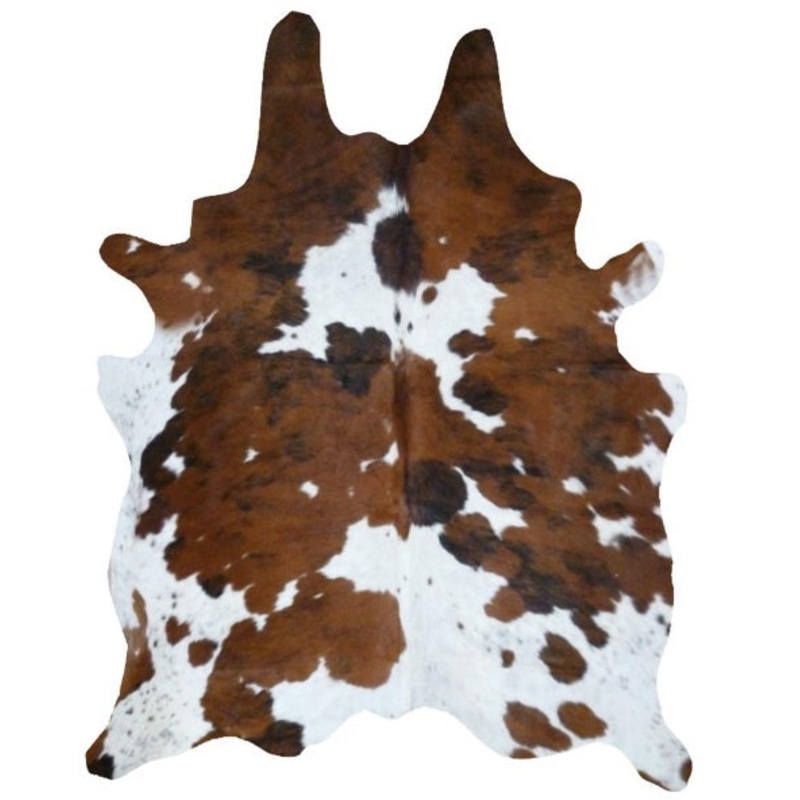 Tricolor Natural Cowhide