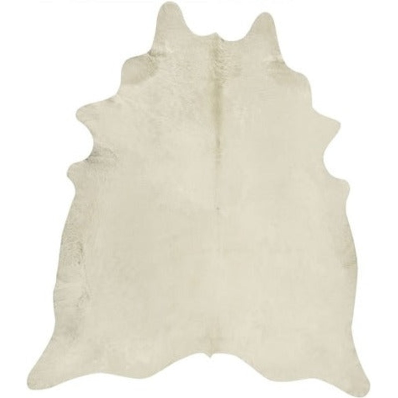 White Natural Cowhide