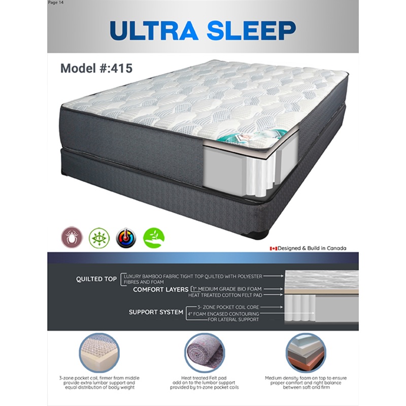 10″ Ultra Sleep tight top