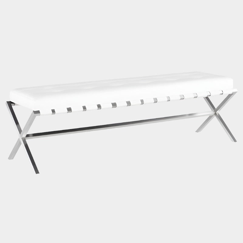 Auguste Bench With Stainless Base