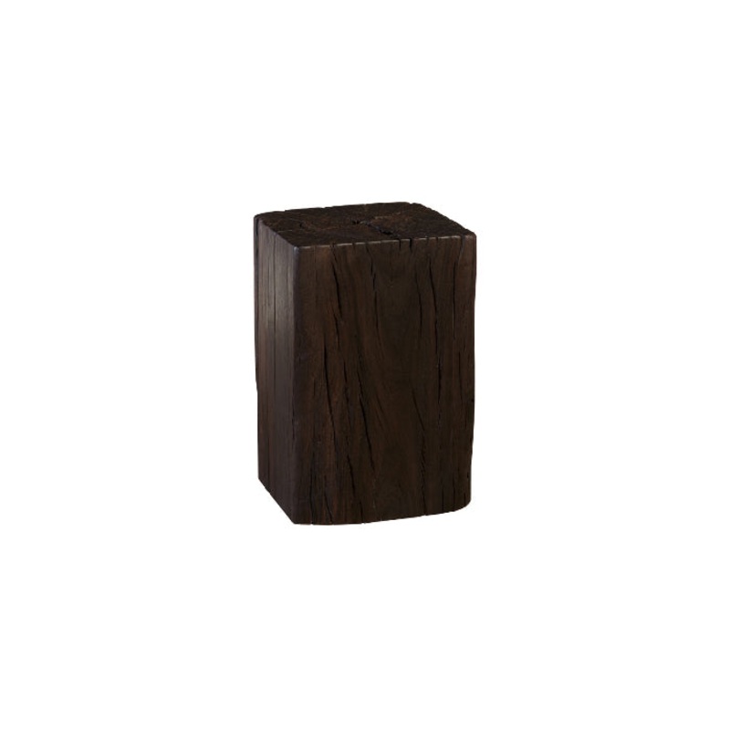 Black Wood Stool