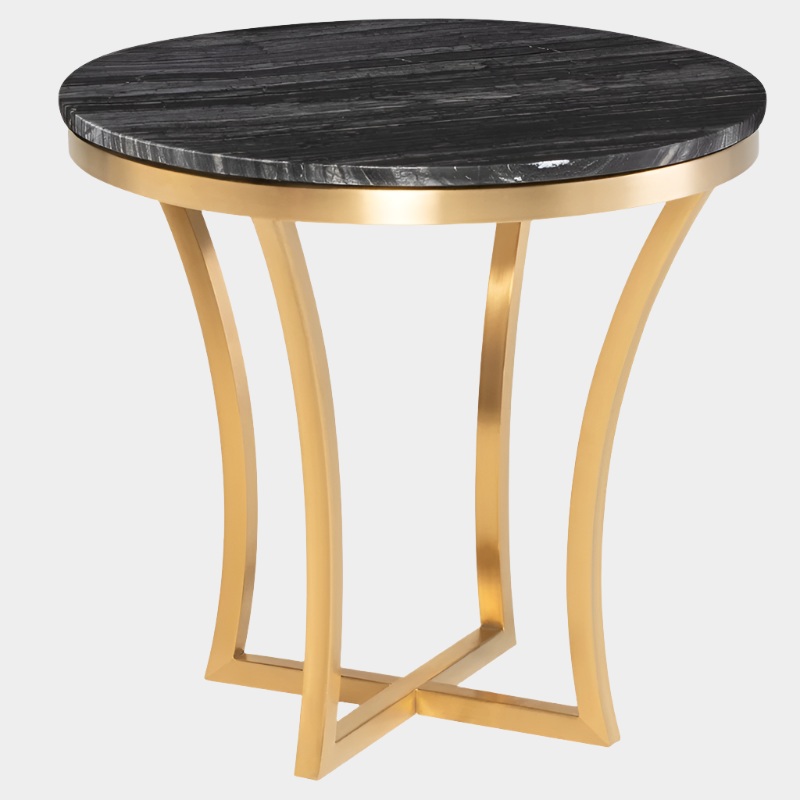 Aurora Side Table – Black Top