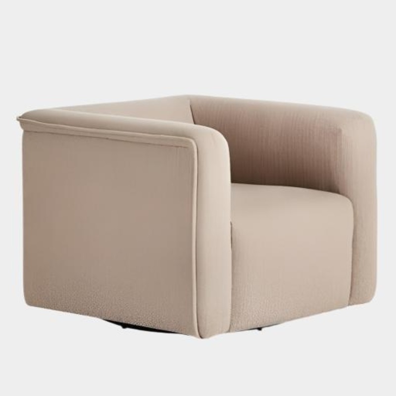 Shaw Leather Swivel Chair