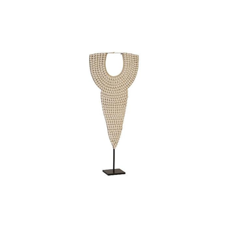 Shell Necklace Sculpture, On Stand