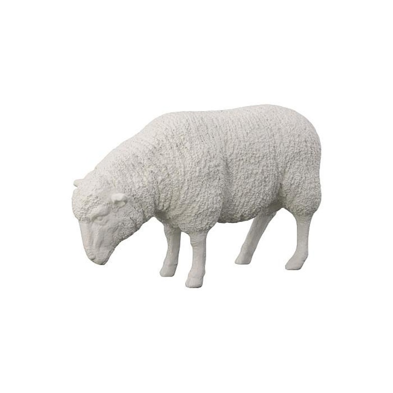 Sheep Sculpture, Gel Coat White