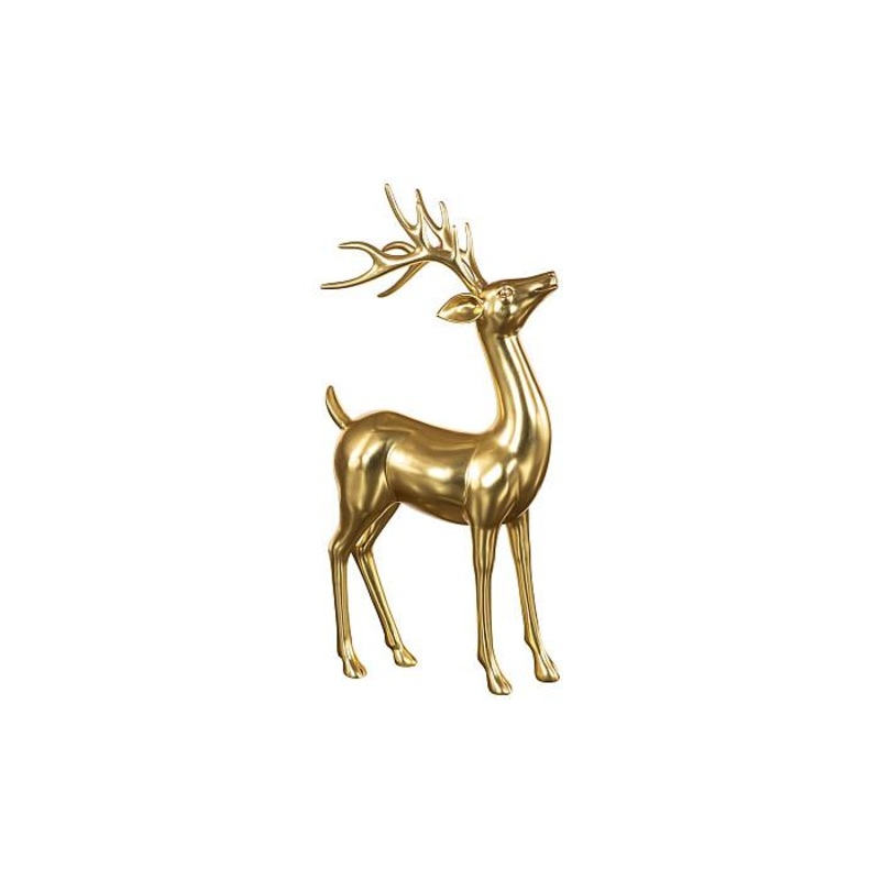 Standing Reindeer, Gold