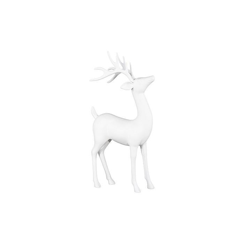 Standing Reindeer, White