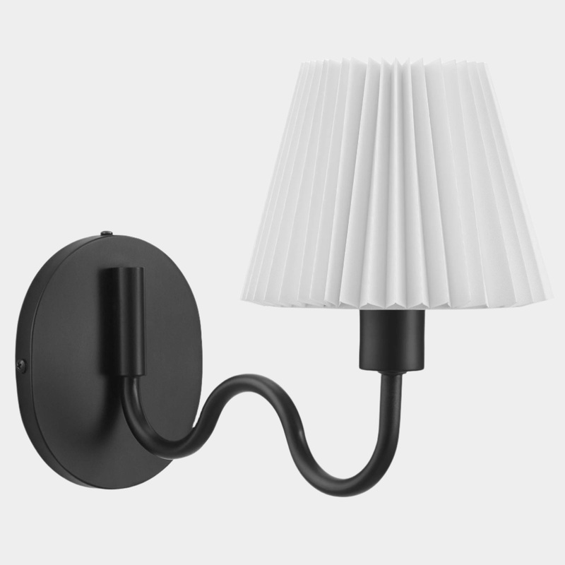 Wave Squiggle Arm Wall Sconce