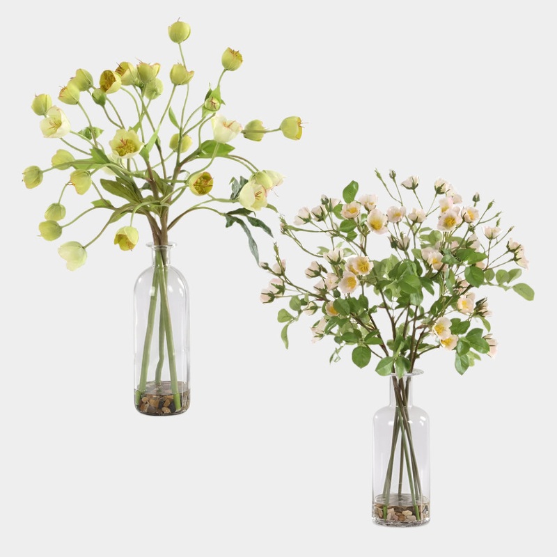 Tranquility Lenten Rose Bouquets, S/2