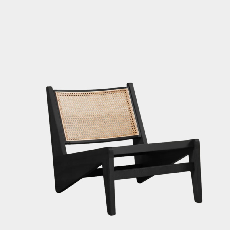 CANBERRA – Black Wood Lounge Chair