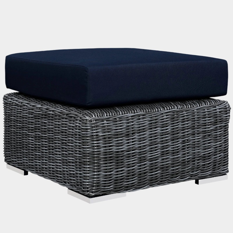Summon Outdoor Patio Sunbrella Ottoman