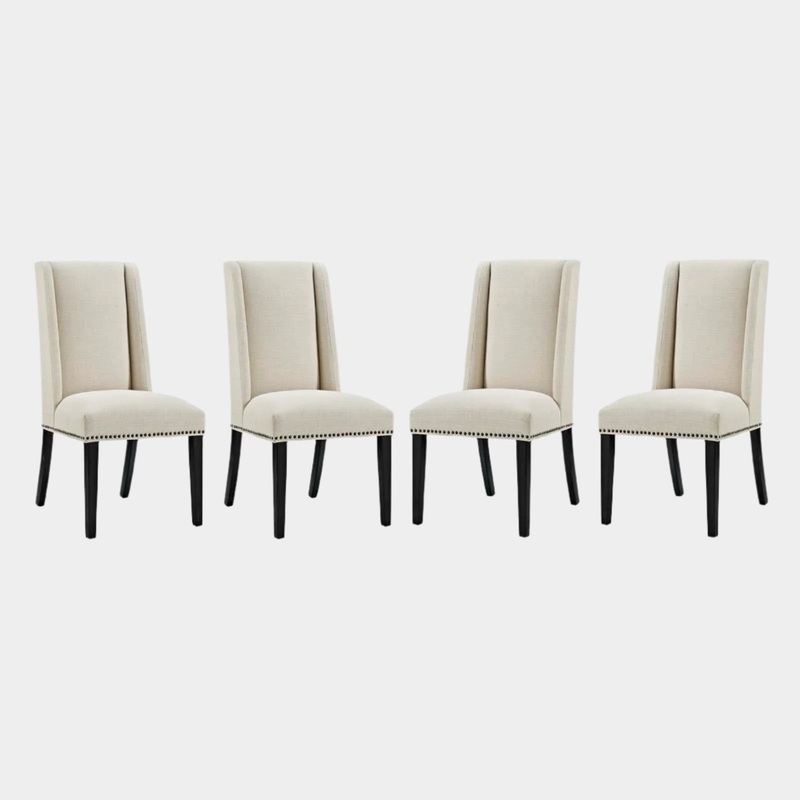Baron Dining Chair Fabric Set of 4