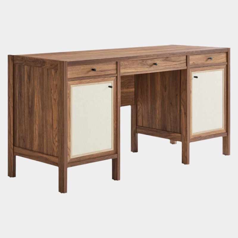 Capri Wood Grain Office Desk