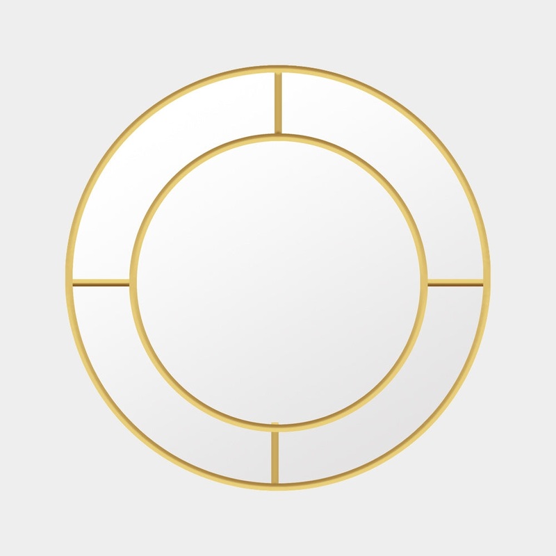 Wall Mirror: Gold Frame