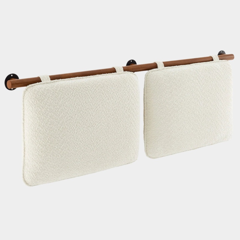 Anela Wall-Mounted Chenille Upholstered Headboard