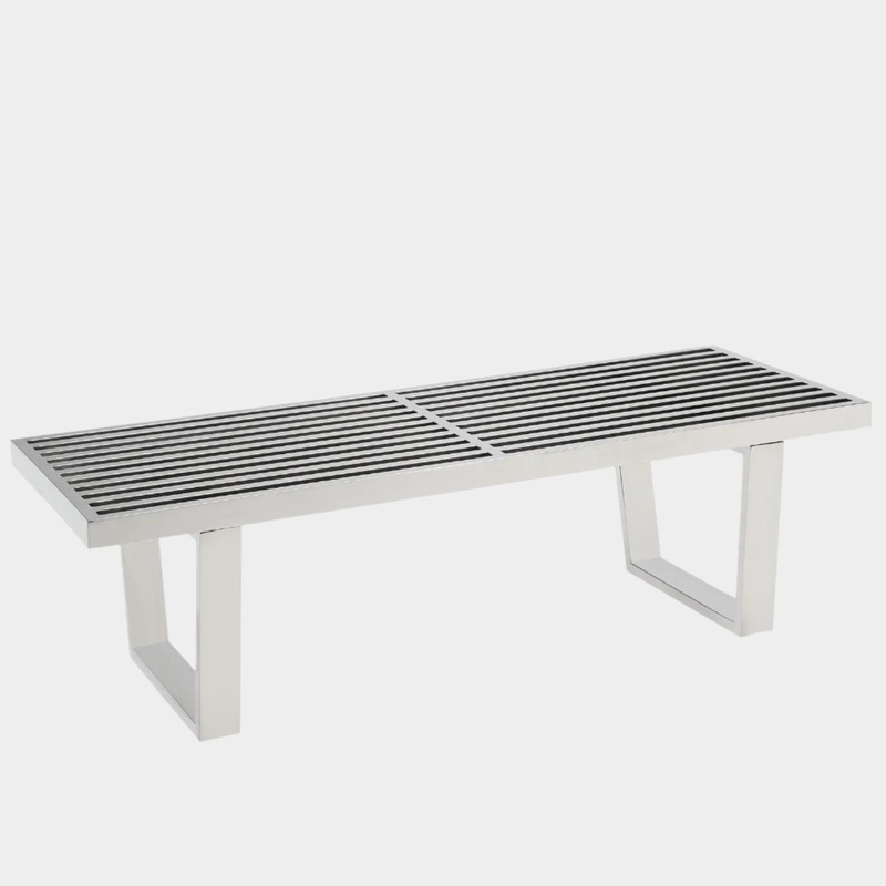 Sauna Stainless Steel Bench