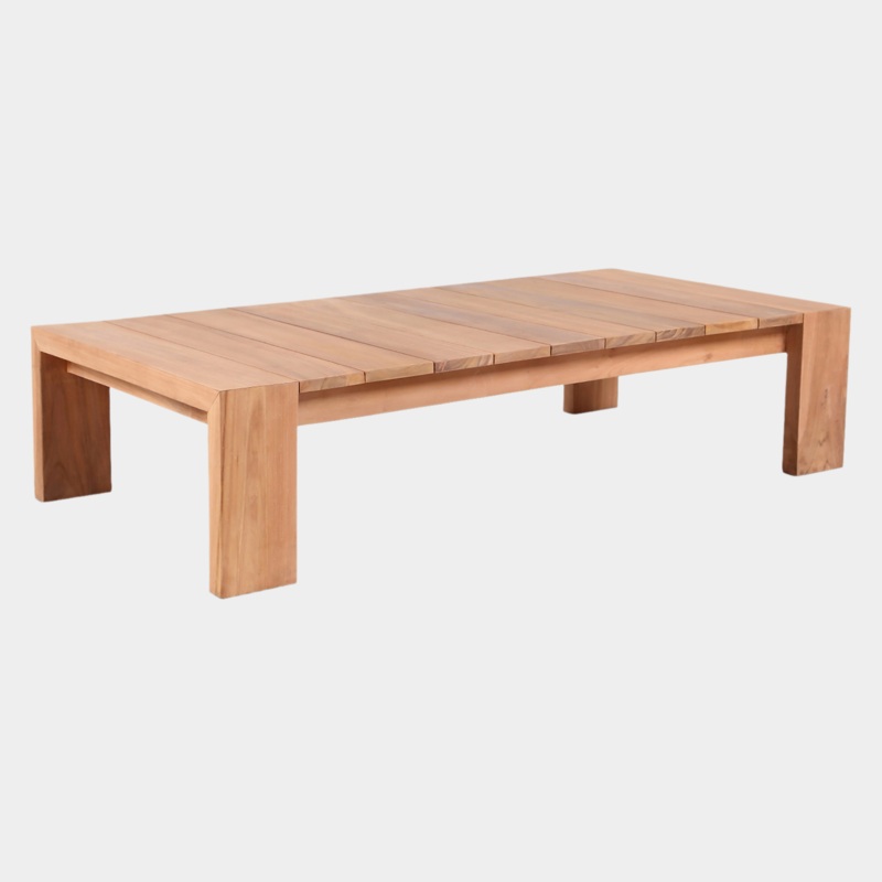 Tulum Teak Wood Outdoor Patio Coffee Table