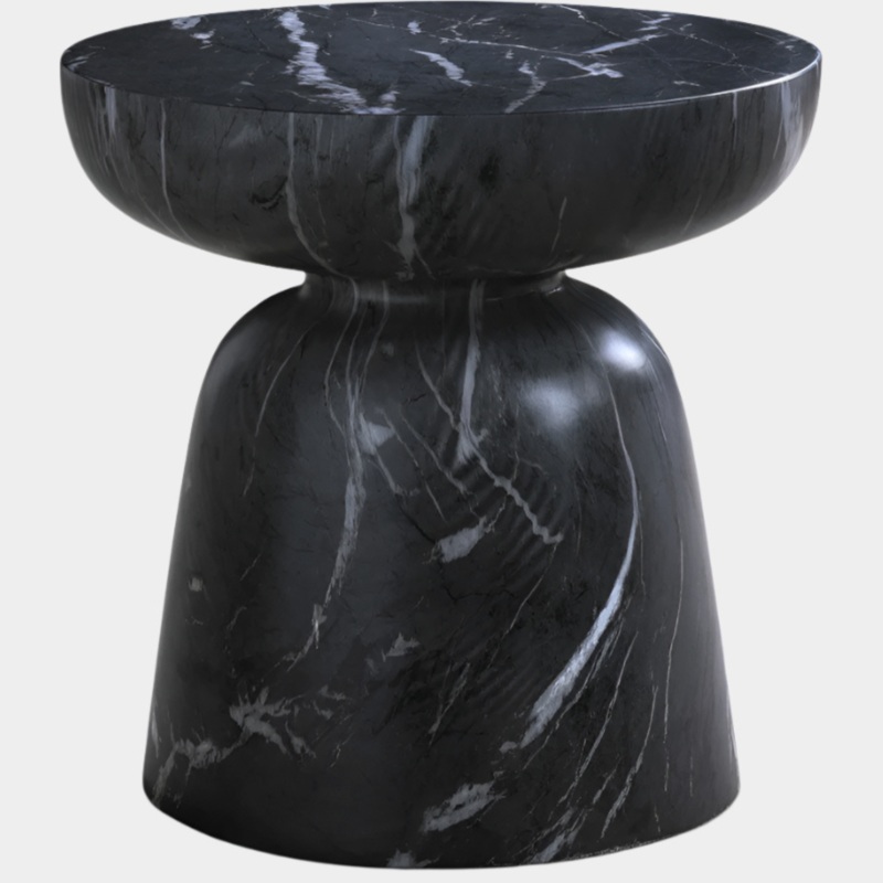 Avellino Marble Finish Indoor / Outdoor Concrete End Table