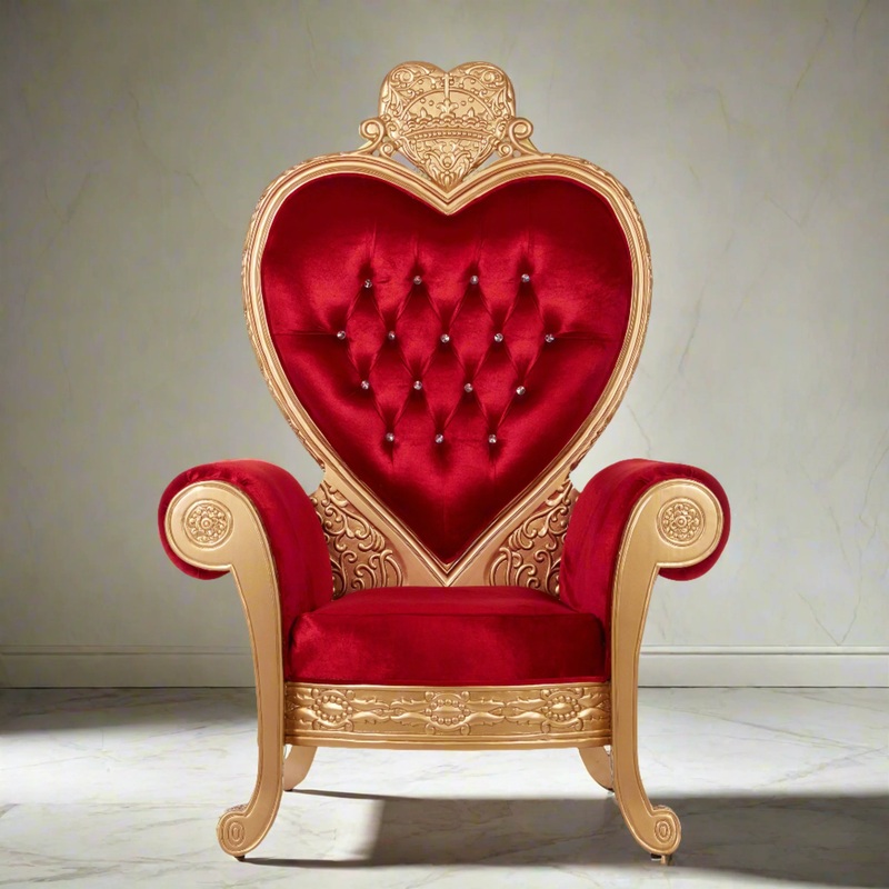 Royal Valentine Party Throne Chair