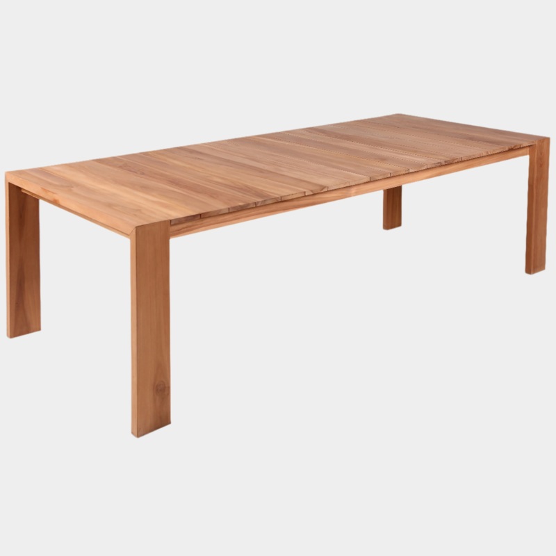 Tulum 108.5″ Teak Wood Outdoor Patio Dining Table