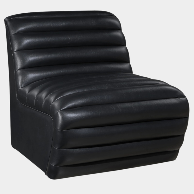 Vega Vegan Leather Upholstered Accent Chair