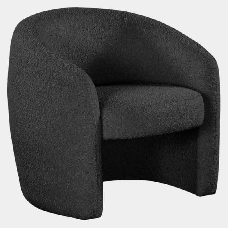 Acadia Boucle Fabric Upholstered Accent Chair