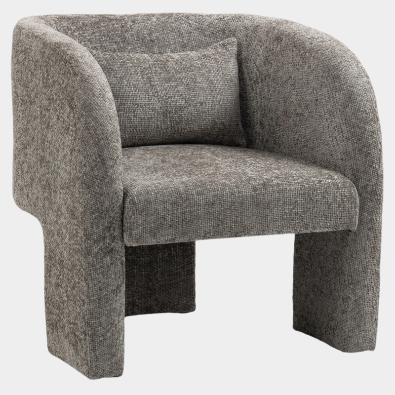 Sawyer Chenille Fabric Upholstered Accent Chair